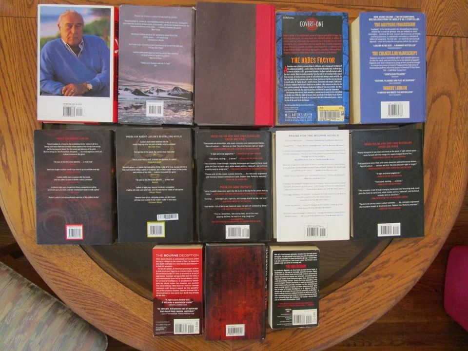 ROBERT LUDLUM The Moscow Vector JANUS REPRISAL 7/13 1st Editions VG HCs & PBs Foto 2 de 4