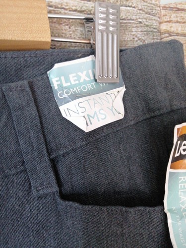 Lee Womens Jeans Size 16-18L Grey Comfort Waist Straight Leg Trousers Easy Care - Picture 6 of 16