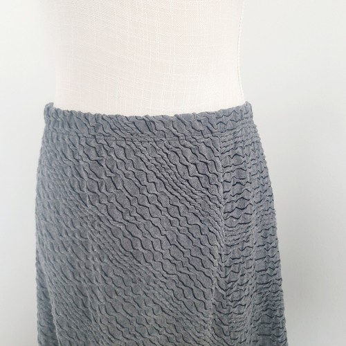 IC By Connie K Lagenlook Grey Abstract Long Maxi Midi Avant Garde Skirt M - Picture 6 of 7