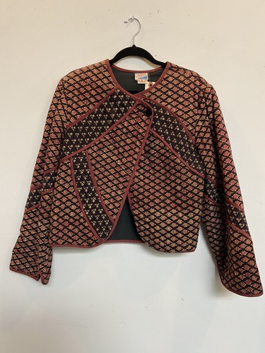 Vintage Adini Patchwork Quilted Indian Cotton Crop