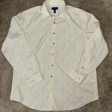 Alfani AlfaTech Printed Regular Fit Non-Iron Button Down Men's Dress Shirt