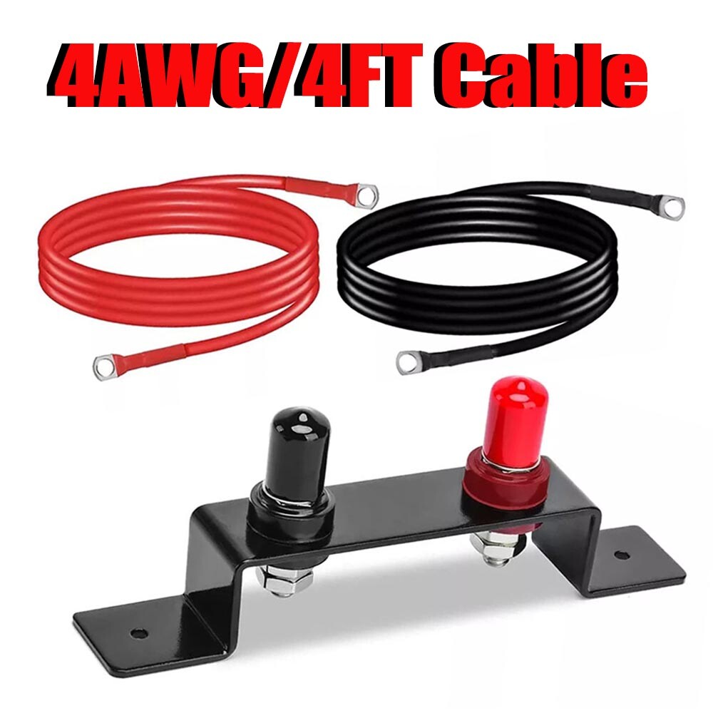 UTV ATV Battery Jump Post Kit Remote Battery Terminal Relocation for Can-Am X3