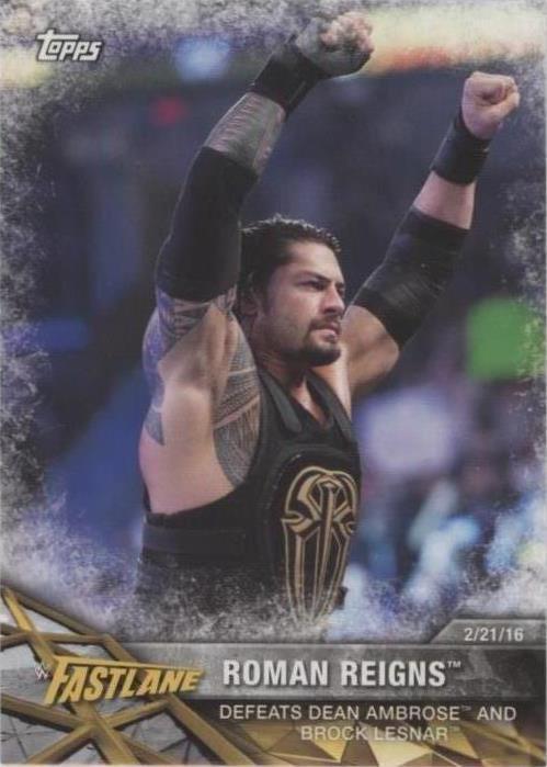 2017 Topps WWE Road to Wrestlemania - Roman Reigns #30 - 1 of 1