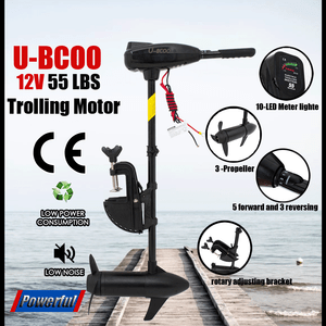 55-LBS-Electric-Trolling-Motor-Fishing-Inflatable-Boat-Electric-Outboard-Motor