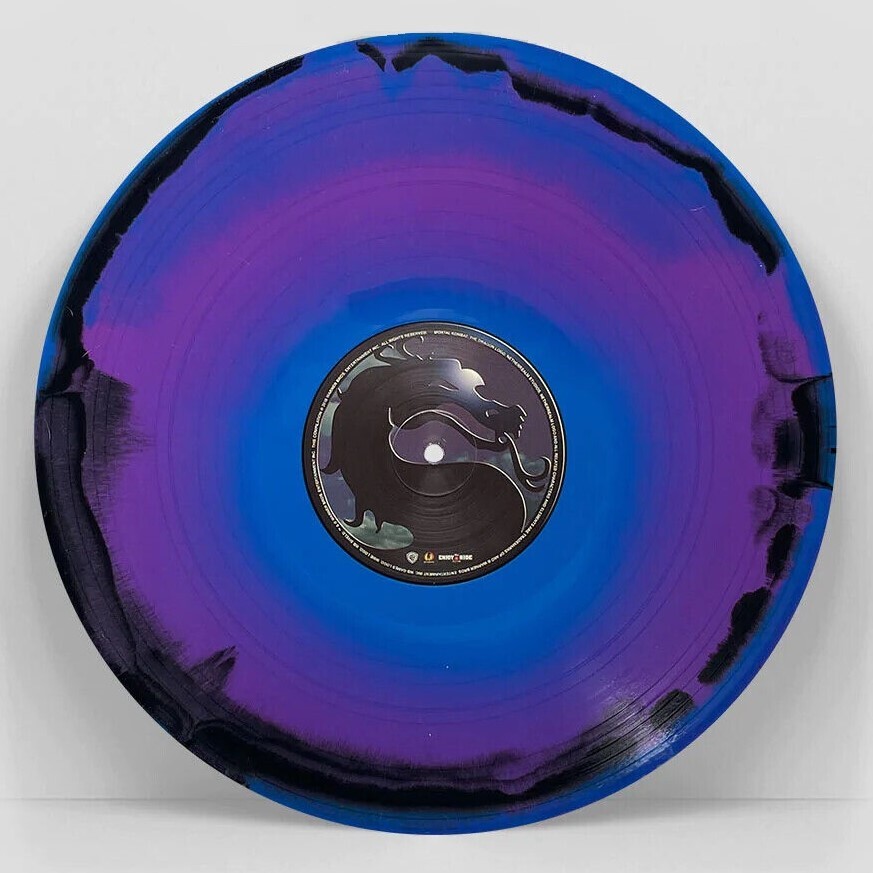 Mortal Kombat I & II Arcade Game Vinyl Soundtrack LP MK2 Logo