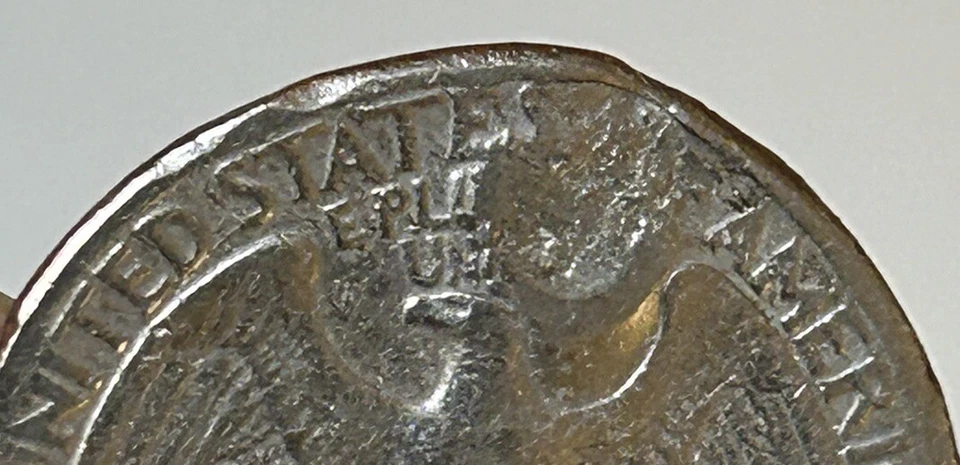 1985 Or Later Washington Quarter , Strike Through And Several Cud Errors - Image 3 of 4