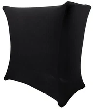 Rockville RSC5B Universal Black DJ Scrim Cloth Cover For X Stand+Carry Bag