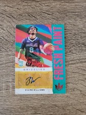 2021-22 Panini Court Kings ZIAIRE WILLIAMS Fresh Paint /99 Auto Ruby RC Rookie 