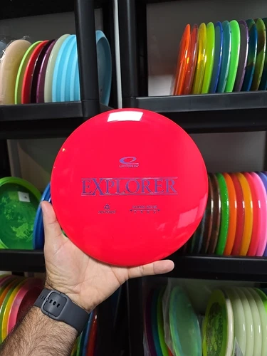Latitude 64 Recycled Gold Explorer Red 172g Disc Golf Driver Trilogy Discs 