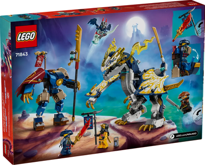 LEGO 71843 NINJAGO Rogue Dragon Rider Mech Suit 584 pcs Ages for 8