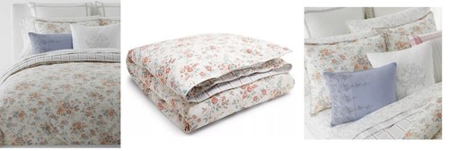 Ralph Lauren Home Carolyne Floral Duvet Cover Shams Set 3 Pcs Cotton QUEEN SIZE - Picture 3 of 4