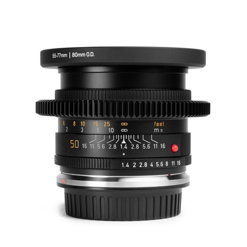 Duclos Cine-Mod Leica R 50mm F1.4 SUMMILUX-R 1980s Canon EF/EOS Lens - Picture 4 of 6