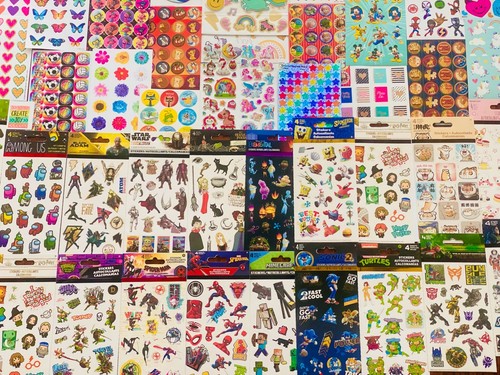 945+Scrapbooking Stickers HALLMARK Party Express DISNEY Pixar Nick Jr. STICKO + - Picture 2 of 15
