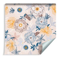 10M Vlies Tapete Rolle Natur SchöNe Bunte Blumen Xxl 355