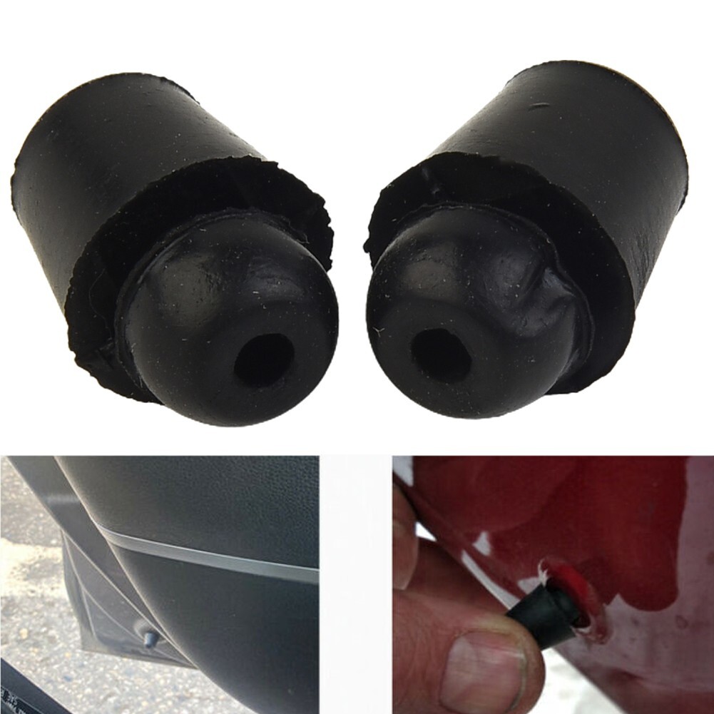 2Pcs Car Door Dampers Buffer Pad Cover Rubber Stop For Hyundai B-W Parts