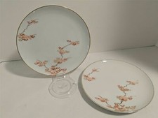 FUKAGAWA ARITA Japanese Maple Lunch Salad Plates X2 Mid Century Modern