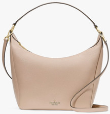 Kate Spade Leila Shoulder Bag Warm Beige Leather KB694 NWT Purse 399 Retail
