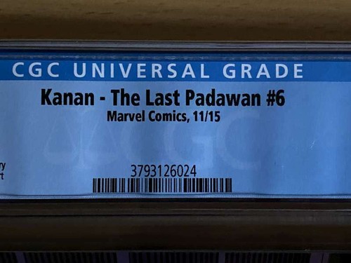 Kanan The Last Padawan #6 CGC 9.8 - Sabine Wren & Ezra Bridger - Disney+ Ahsoka - Picture 3 of 10