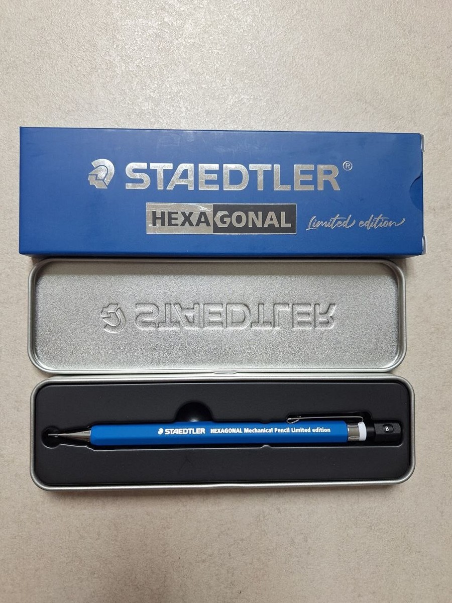 HEXAGONAL Mechanical Pencil 0.5 限定版 STAEDTLER Hexagonal BLUE Version-0 LIMITED EDITION - 0.5mm