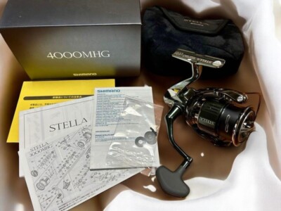 未使用 22STELLA 4000MHG Near Mint] Shimano 22 Stella 4000MHG Spinning Reel w/Box