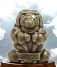 Vintage Wade Whimsies England Vintage Alex the Aviator Bear Porcelain Figurine
