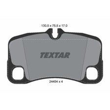 TEXTAR Bremsbeläge Bremsbelegsatz hinten System Brembo für Porsche 911