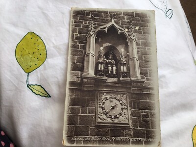 Matthew the Miller Uhr, St. Marys Steps, Exeter Vintage Postkarte B900