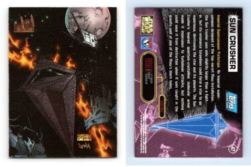 Tarjeta coleccionable Topps 1997 Sun Crusher #47 vehículos de Star Wars - Imagen 1 de 1