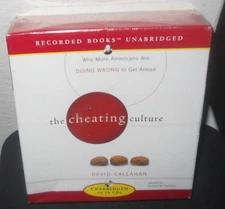 THE CHEATING CULTURE DAVID CALLAHAN (2004) UNABRIDGED 10 CD's New Factory Sealed