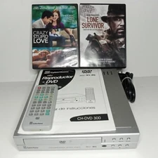 Cyber Home CH-DVD 300 DVD Player w/ Remote Control Tested Works Progressive Scan