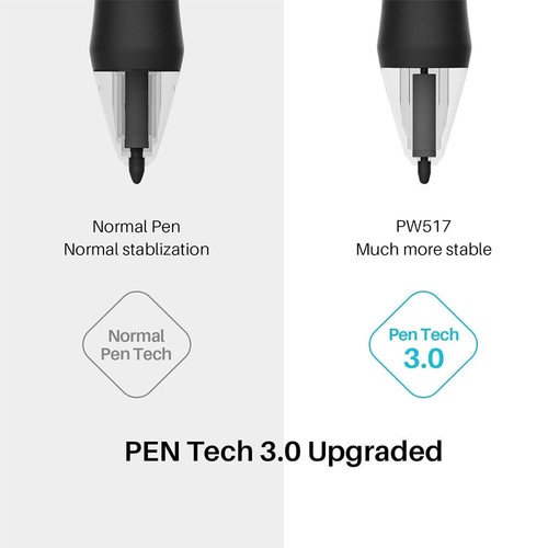 10 Pack Replacement Nibs Compatible with Digital Pen Stylus PW517 for Kamvas 12 - Picture 5 of 6