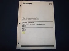 CATERPILLAR 365B EXCAVATOR HYDRAULIC SYSTEM SCHEMATICS MANUAL RENR3701-2-3-4-5-6
