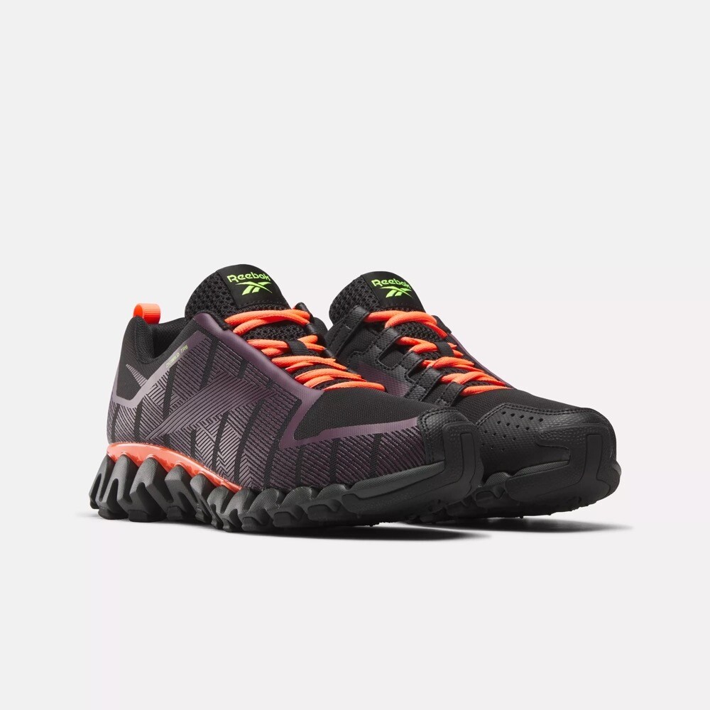 Mens Reebok Zigwild TR 6 Trail Running Shoes Sneakers Black Purple 100202477 12