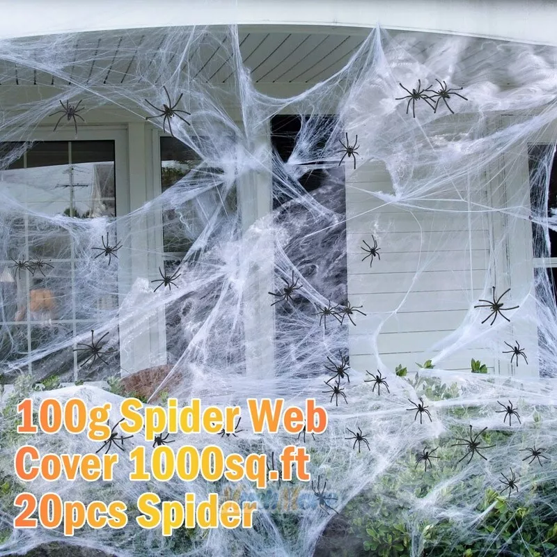 Bulk fake spider deals web