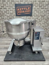 2016 Groen 60 Gallon Natural Gas Steam Jacketed Tilt Tilting Kettle DHT/60