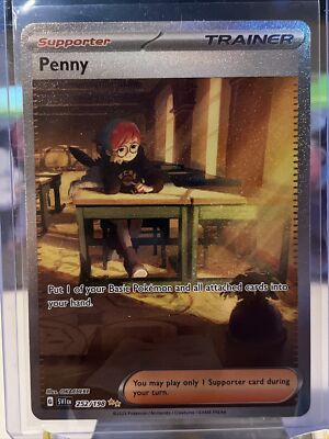 Pokémon TCG Penny Scarlet & Violet Base Set 252/198 Holo Special Illustration NM