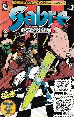SABRE # 3 : ECLIPSE COMICS : 1982 : vf-(7.5)  .