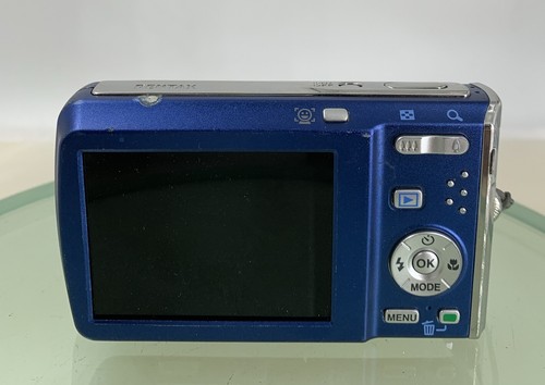 Pentax COMPACT DIGITAL CAMERA Optio M60 10.0MP BLUE + CHARGER TESTED - 167 - Picture 6 of 8