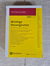 WICHTIGE STEUERGESETZE mit Durchführungsvero...