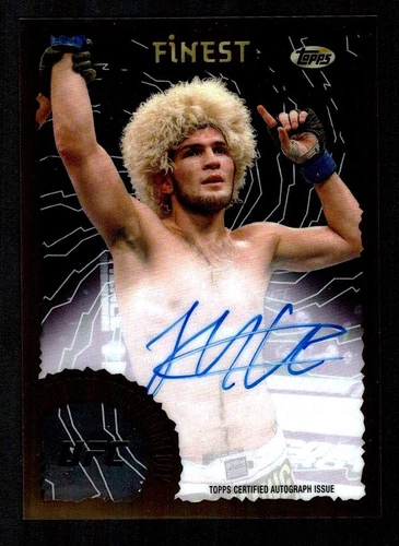 Khabib Nurmagomedov 2024 Topps Finest UFC #IA-KNU Intimidators Auto