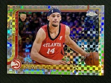 2025-26 Topps Chrome - Asa Newell (RC) #273 - XFractor (Atlanta Hawks)
