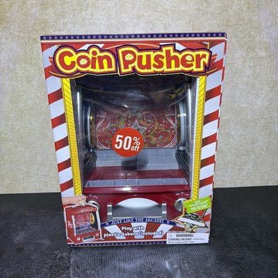 VTG Merchant Ambassador Electronic Tabletop Arcade Coin Pusher Box NEW