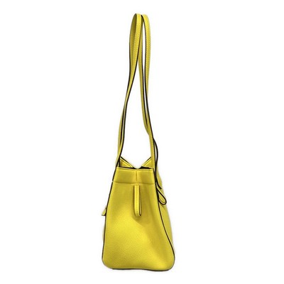 FENDI Origami Small 8BS083 Yellow/Pomelo Leather Shoulder Bag | eBay