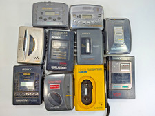 Vintage Sony Walkman Lot - Models WM-FX, WM-F, Sports - For Parts or Repair
