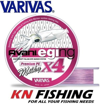 VARIVAS AVANI EGING PREMIUM PE X4 X-Braid Milky 150m PE 0.6 - 1.0