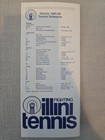 1985-86 Illinois Fighting Illini Men's Tennis Media Guide Andrew Lobb Mark Long — photo 2