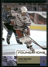 2002-03 Upper Deck Foundations #65 Mark Messier New York Rangers Hockey Card HOF