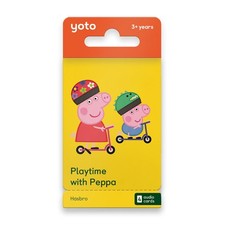 YOTO Playtime with Peppa   4 Kids Audio Cards for Use with Player  Mini