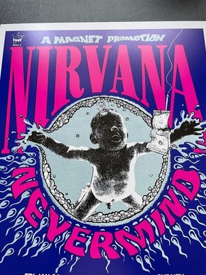 NIRVANA SYDNEY 1992 ニルヴァーナ シドニー ライブ盤 輸入盤 Nirvana Nevermind 1992 Australian Tour Poster Reproduction New | eBay
