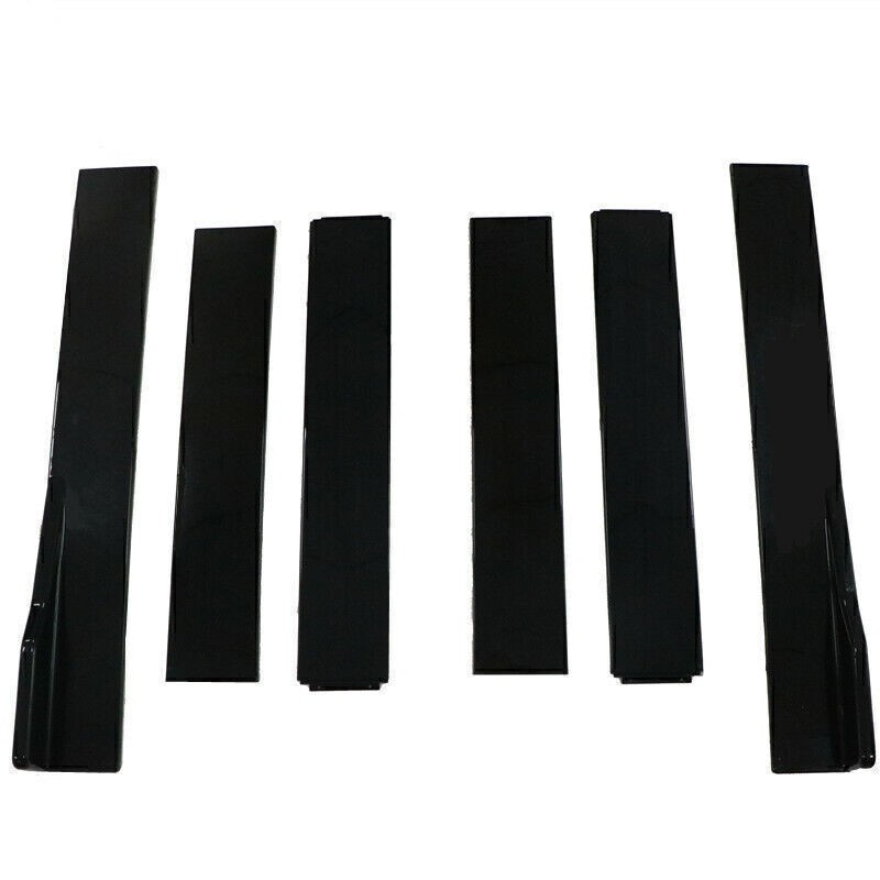 86.6'' 2.2m Side Skirt Panel Lip Extensions Matte Black For Audi R8 Spyder 08-23